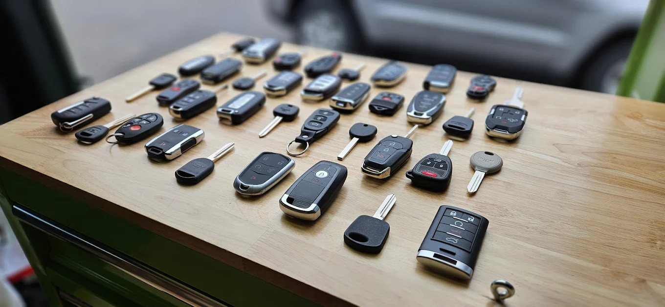 Freshly cut replacement car keys made by Car Keys Now in Lafayette, Indiana